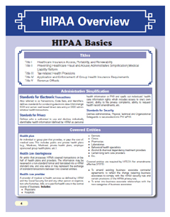 Quick Hipaa Reference Book Hipaa Training And Certification