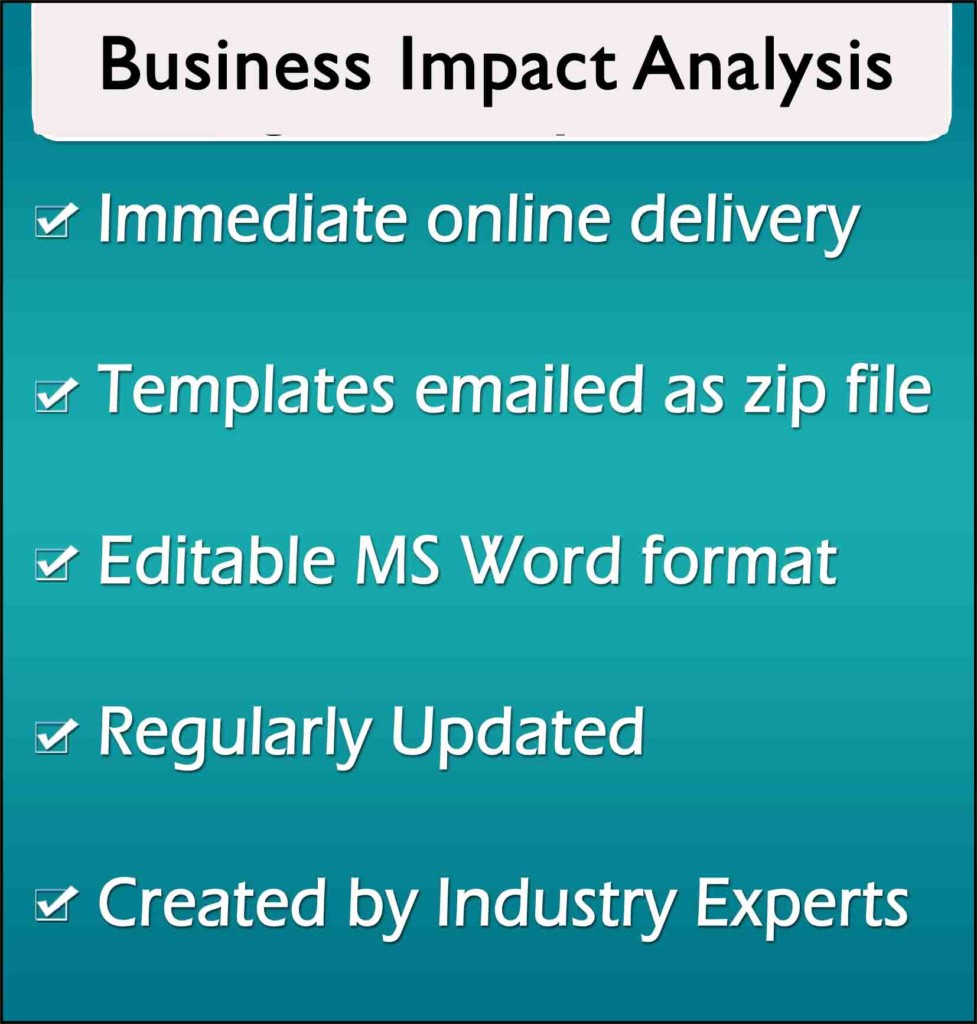 Business Impact Analysis