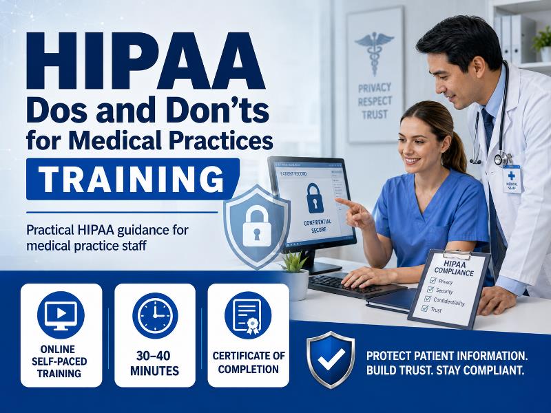HIPAA Dos and Don’ts for Medical Practices Training