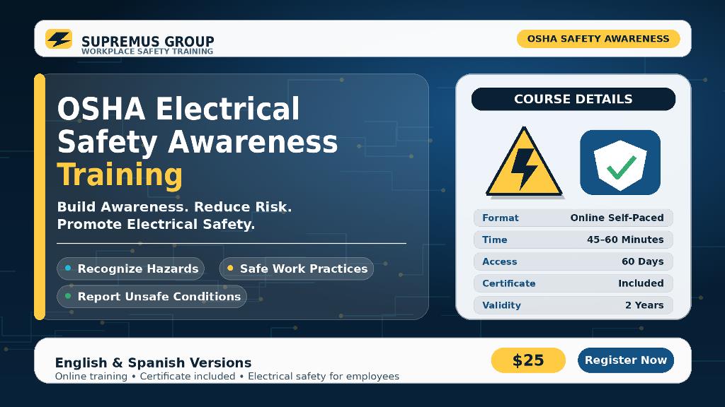 OSHA Electrical Safety Awareness Training-final