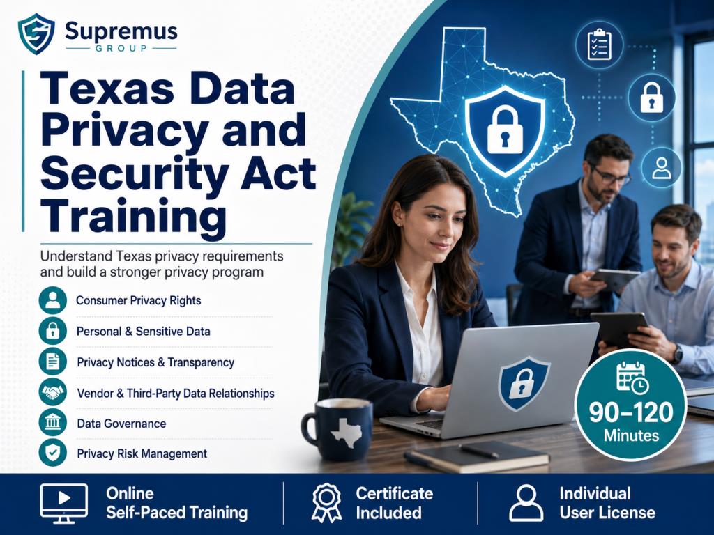 Texas Data Privacy and Security Act Training