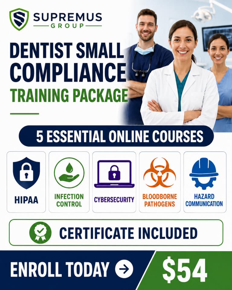 Dentist Small Compliance Training Package