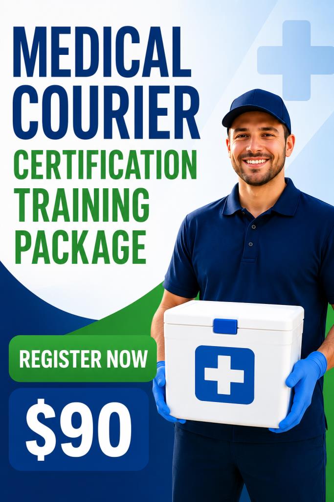 Medical Courier Certification Training Package