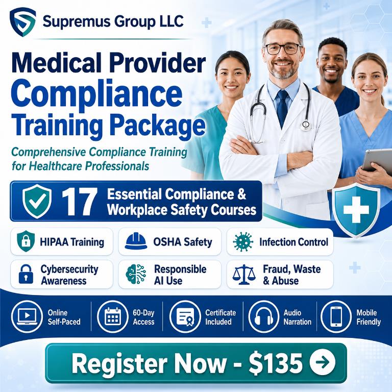 Medical Provider Compliance Training Package